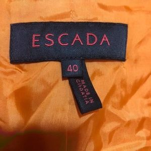 Vintage Orange Escada Blazer